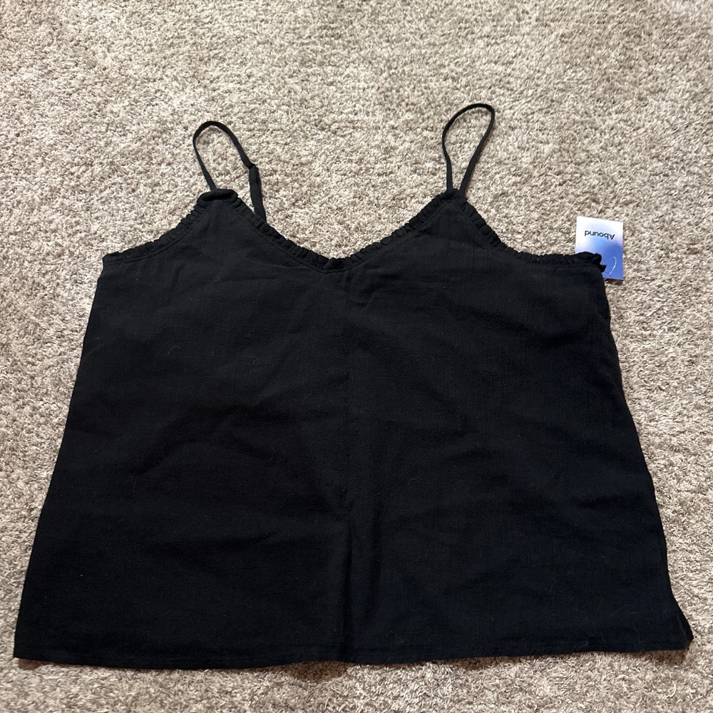 New Abound black camisole